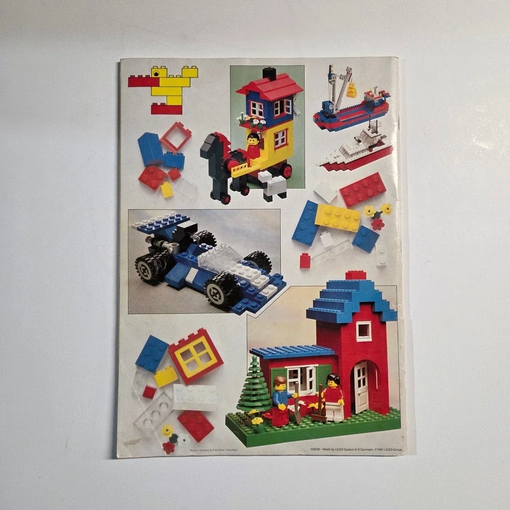 LEGO‎ Idea Book 226 Vintage 1981 Building Instructions Manual Multi-Color Guide